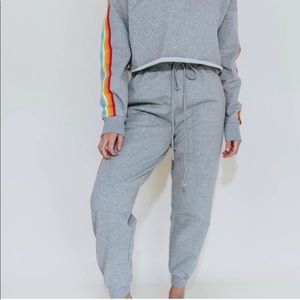 KITTENISH rainbow jogging set - size L